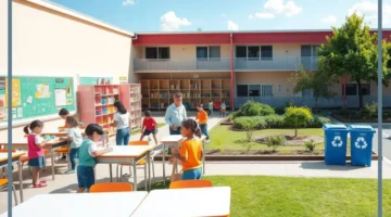 الحفاظ على نظافة المدرسة