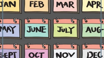 ترتيب الشهور بالأنجليزي