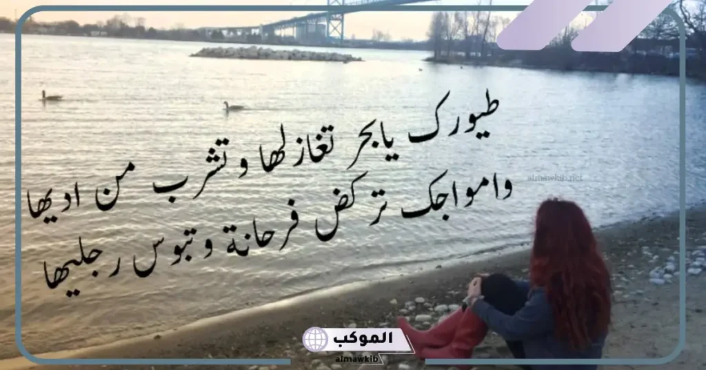 عبارات عن البحر والقهوة