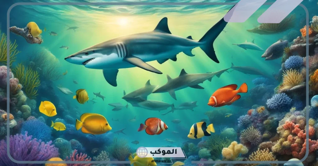 موضوع عن الكائنات البحرية 