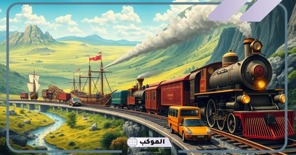 وسائل النقل القديمة والحديثة للاطفال