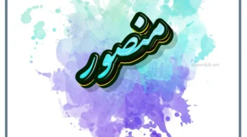 شخصية اسم منصور