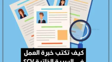 كتابة الخبرات العملية