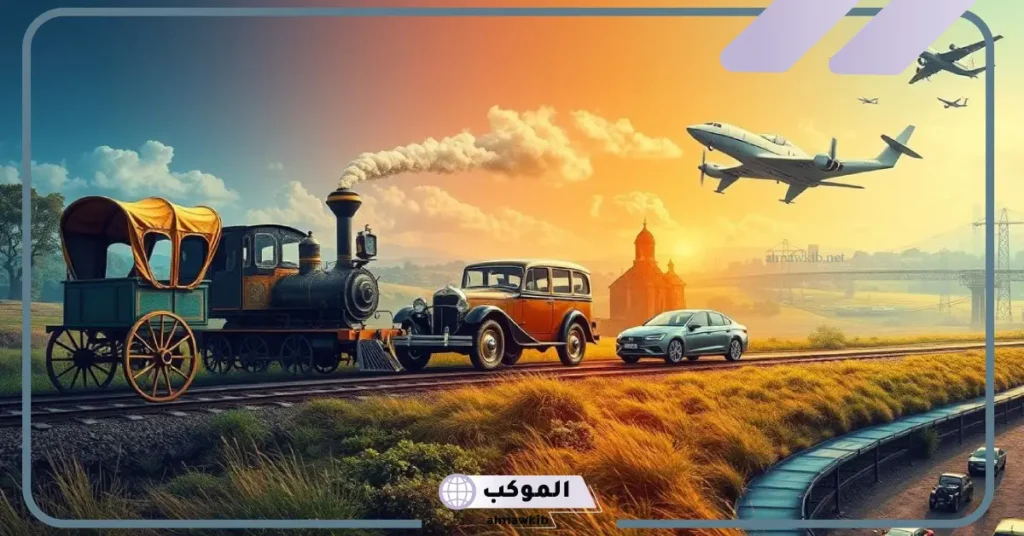 تطور وسائل النقل بين الماضي والحاضر