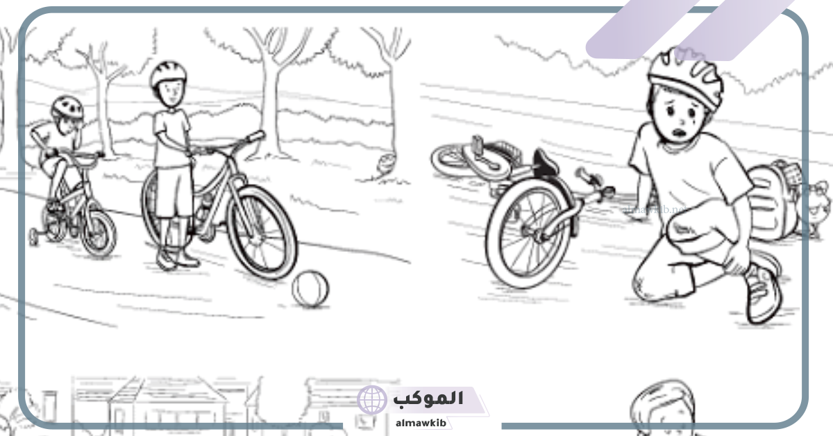 رسومات للتلوين عن السلامة المرورية مميزة 