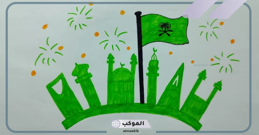 للتلوين تلوين علم السعودية للاطفال.. كتب تلوين علم السعودية للأطفال 6 أفكار ممتعة لتلوين علم السعودية للأطفال