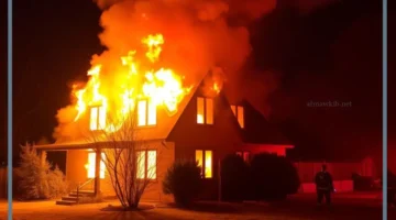 حلمت بحريق للعزباء