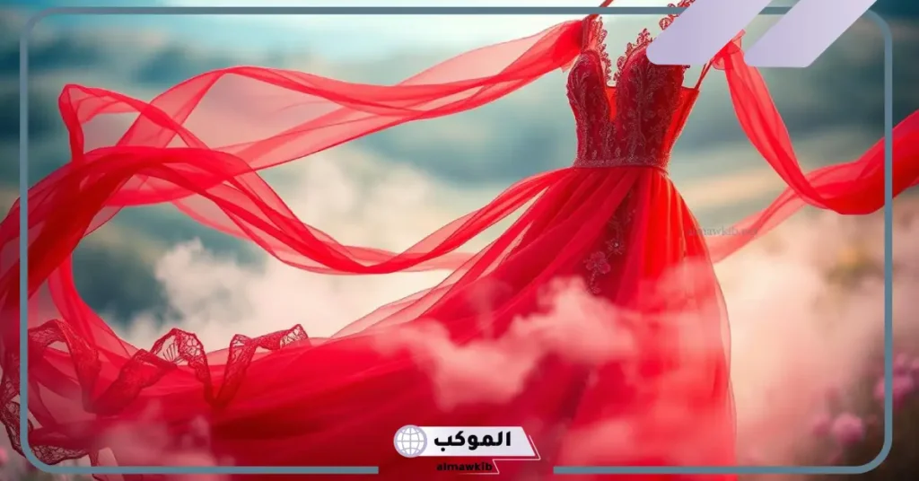 دلالات الفستان الاحمر