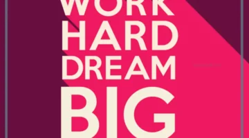 كلمة عن العمل والحلم