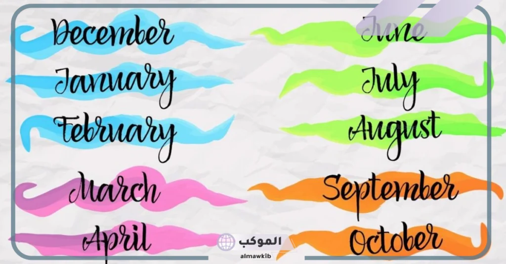 ترتيب الأبراج وفقًا للأشهر الميلادية 