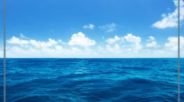 عبارة البحر مكتوبة