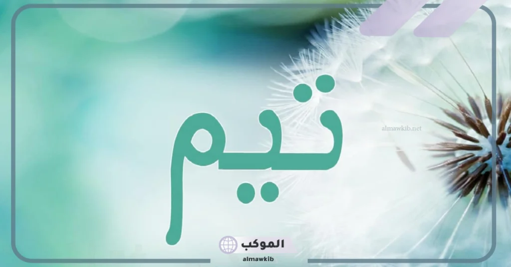 دلع اسم تيم بالانجليزي