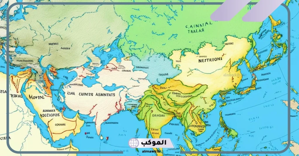 قائمة أسماء دول شمال آسيا شرق وغرب وجنوب 5 دول شمال شرق آسيا