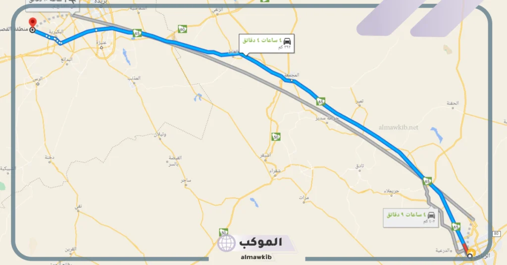 كم تبعد بريدة عن الرياض؟ كم تبعد القصيم عن الرياض بالسياره 5 كم تبعد القصيم عن الرياض بالقطار