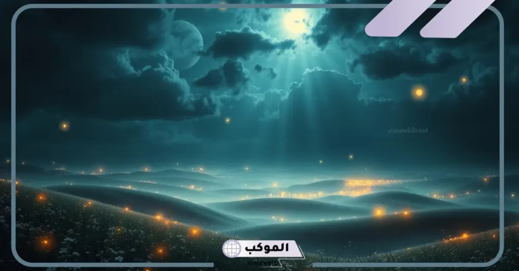 رؤية الظلام ثم النور في المنام