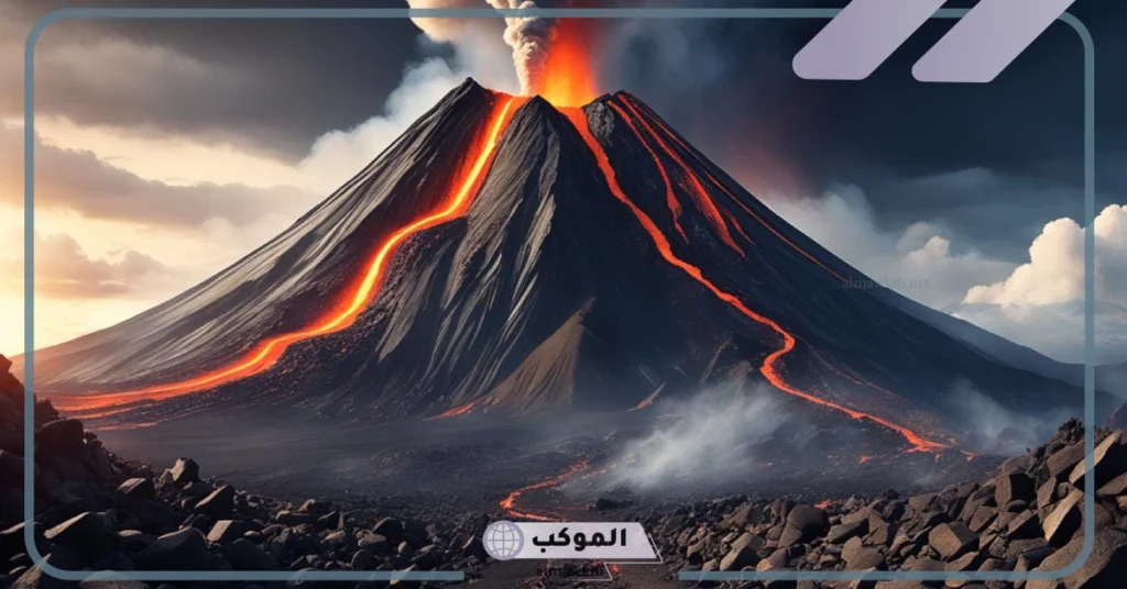 أجزاء البركان 