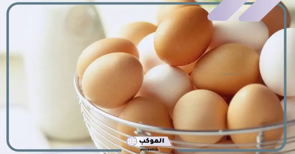 رؤية البيض النيء في المنام للرجل