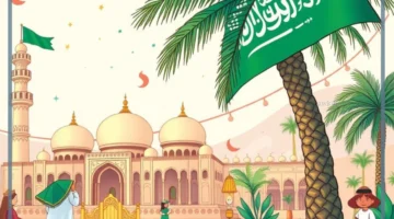 تلوين علم سعودي