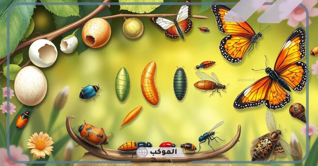 اي الحشرات التاليه تكون الحوريه مرحله من مراحل حياتها 5 مراحل التحول غير المكتمل
