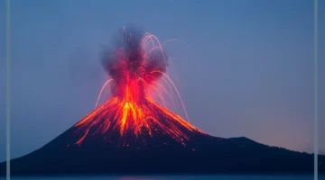 معلومات عن البركان