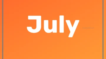 معلومات عن يوليو