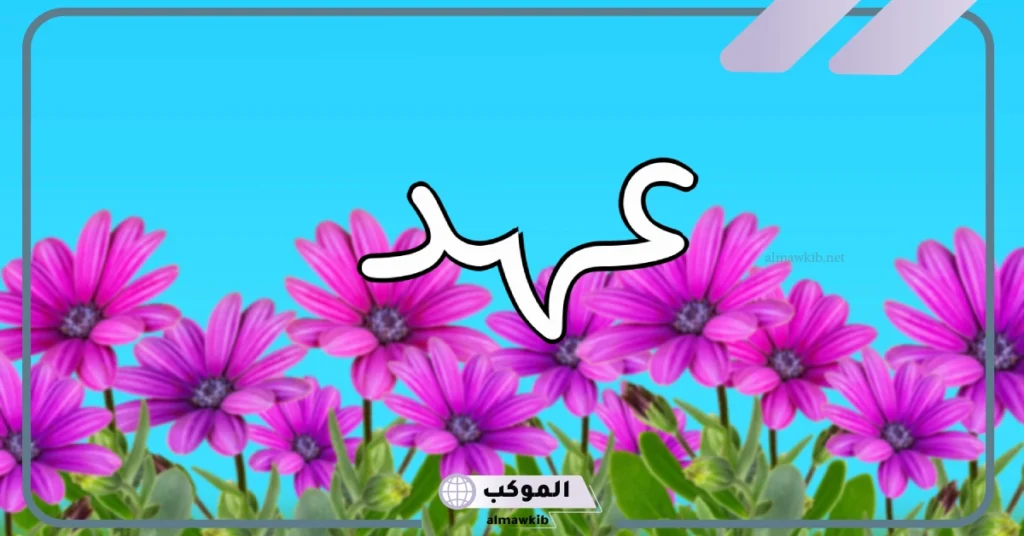 اسم عهد بالانجليزي 