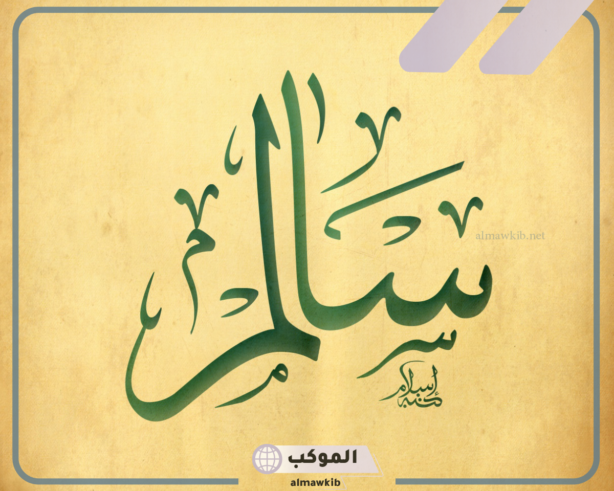 اسم سالم بالتفصيل