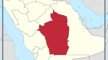 مكان هضبة نجد