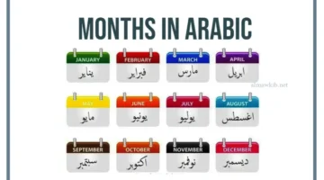 الشهور بالعربي