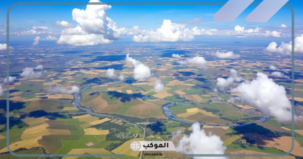 من مميزات الصور الجوية