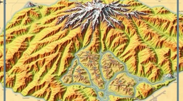 تعريف الخريطة الطبوغرافية و عناصرها