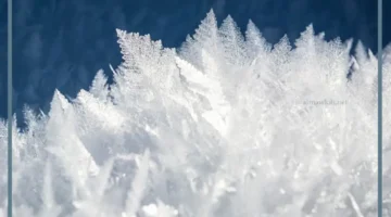 معنى سقوط ثلج