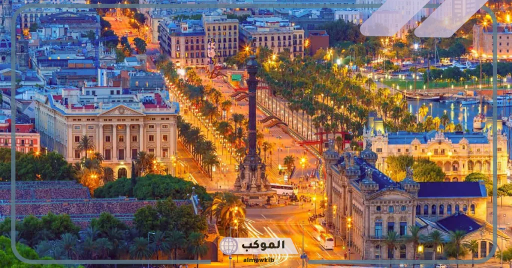 اين تقع برشلونه