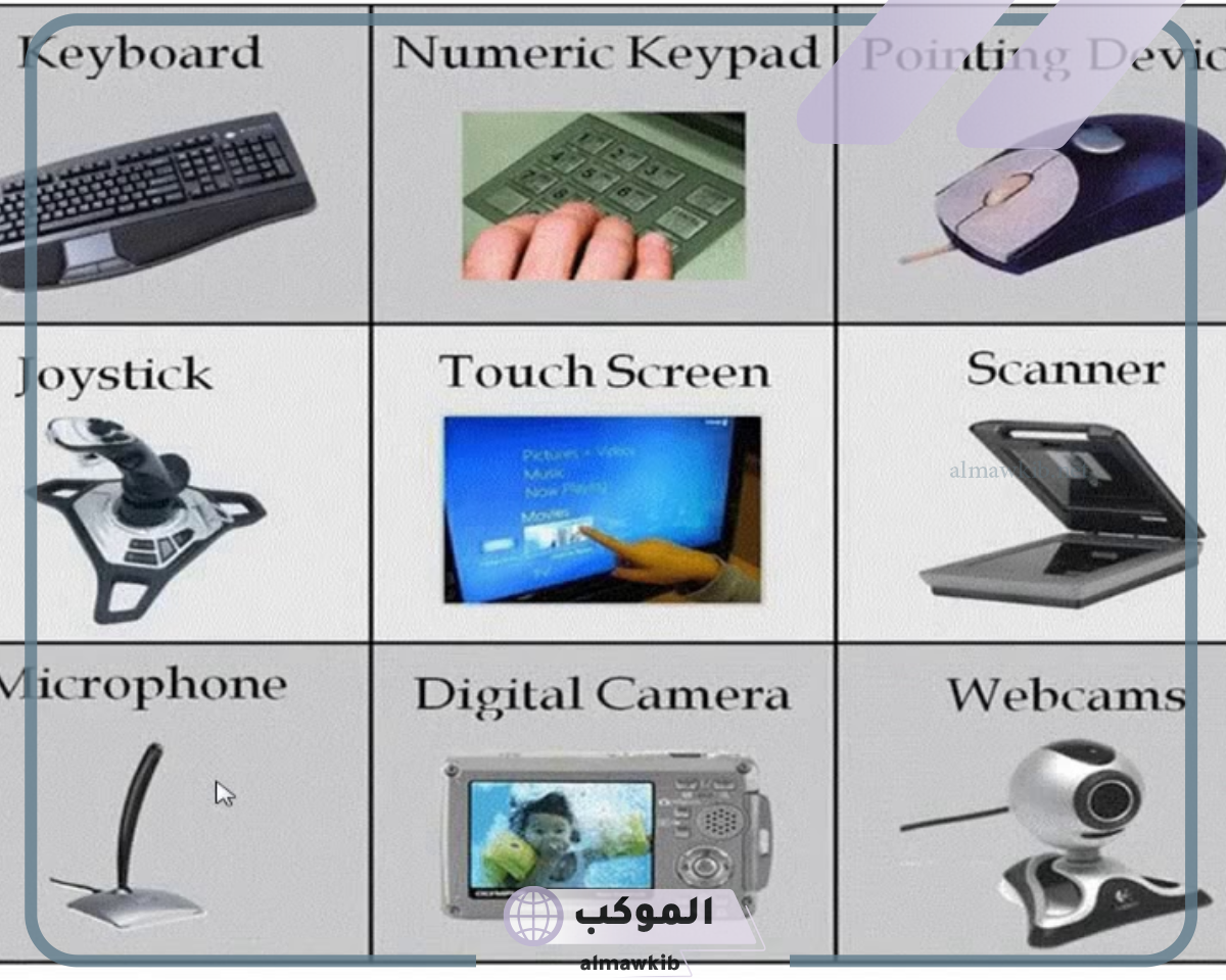 من أجهزة الإدخال والإخراج