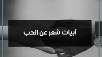 شعر عن الحب الحقيقي