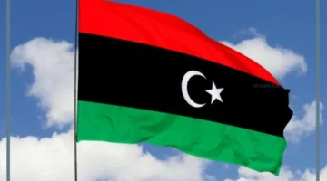 شكل علم ليبيا