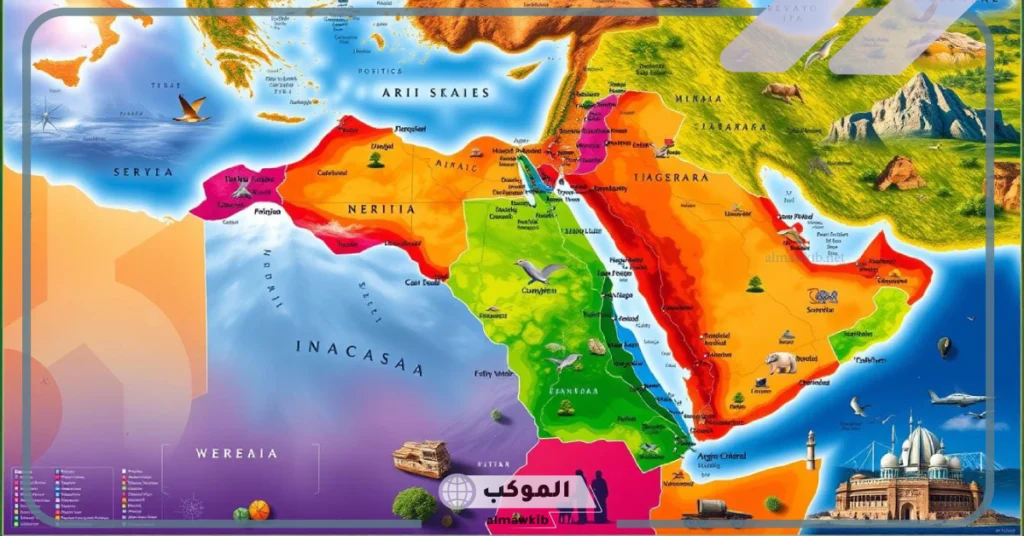 العوامل المؤثرة في توزيع السكان في الوطن العربي 