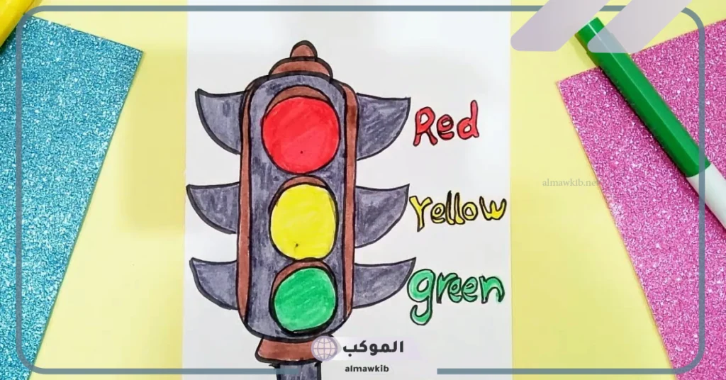 رسومات عن المرور والسلامة المرورية للتلوين جاهزة 8 رسومات عن المرور