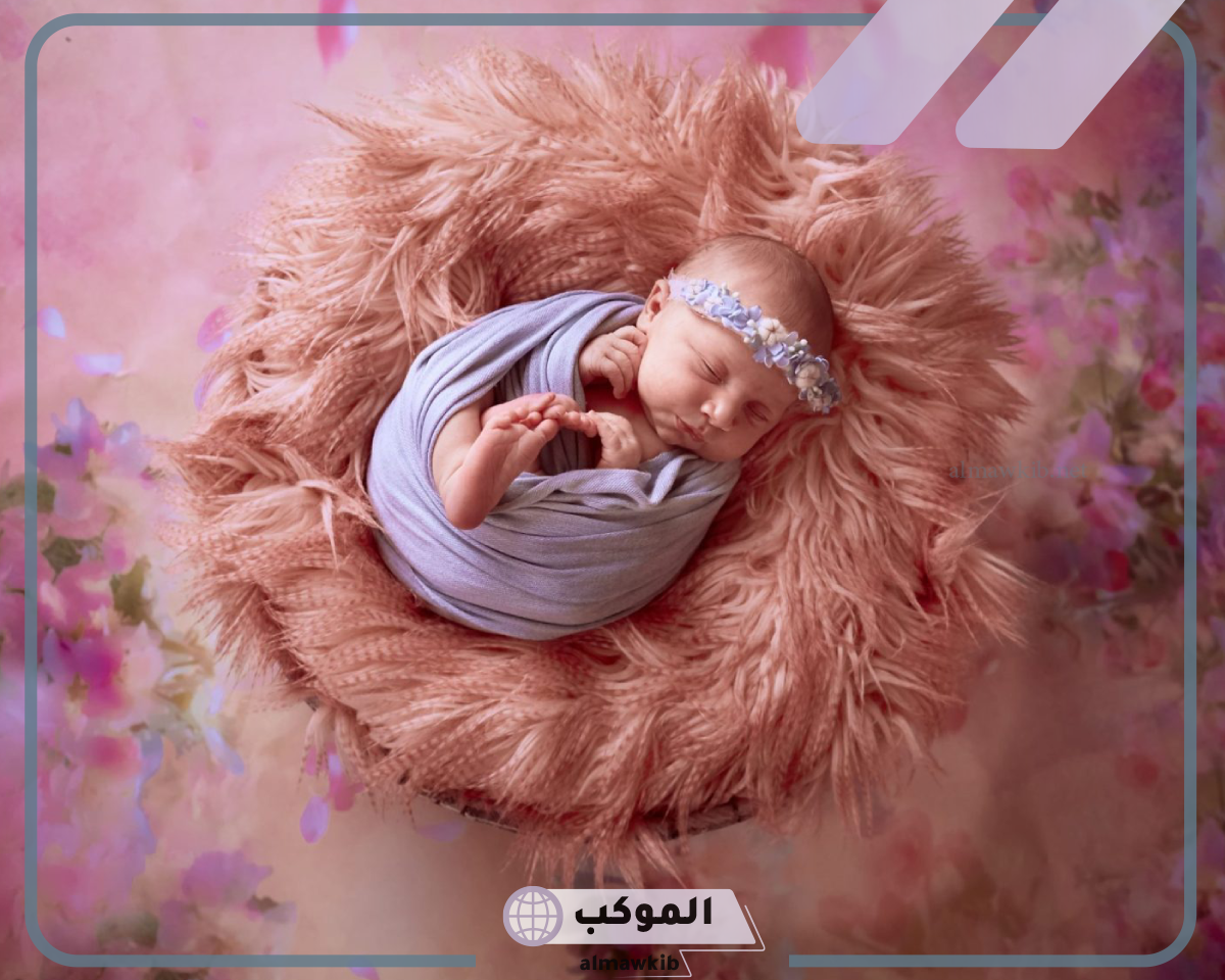 تهنئة مواليد بنات روعة