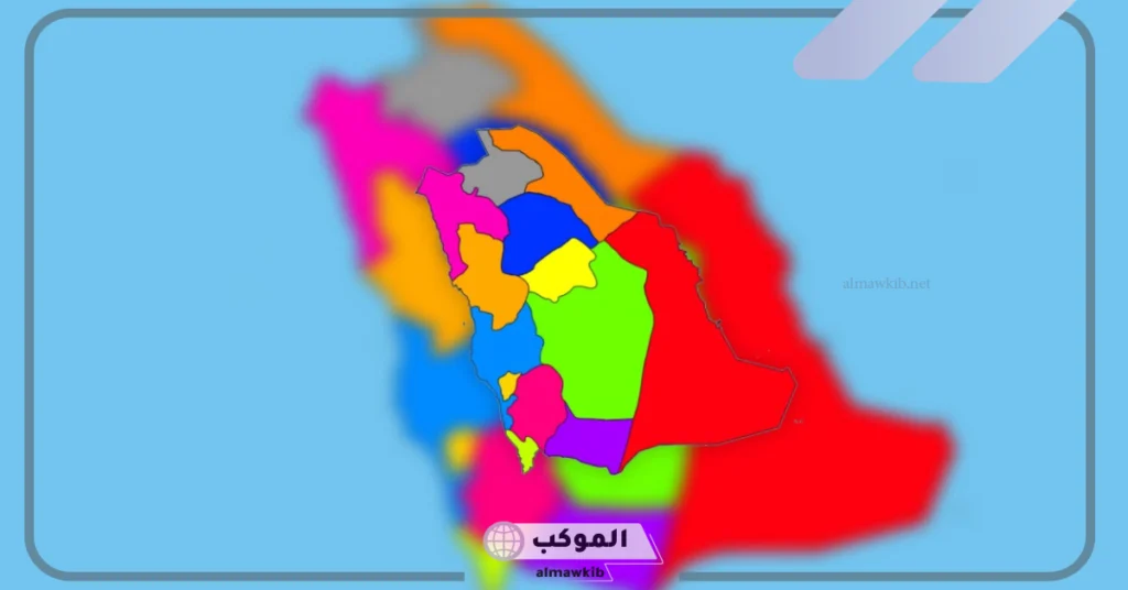 خريطة الجبال في المملكة العربية السعودية 